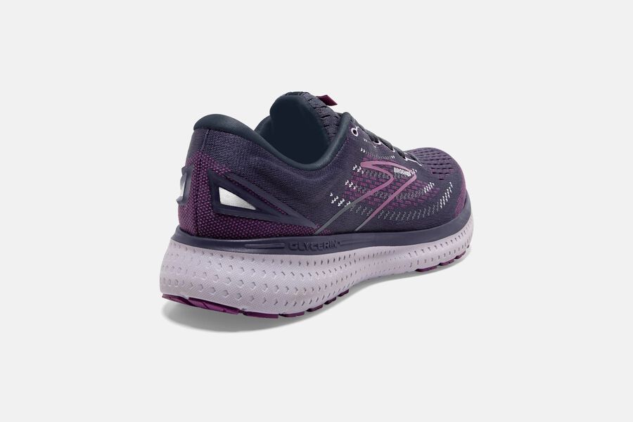 Brooks Glycerin 19 Road Löparskor Dam - Svarta/Lila - 9431-NHACX